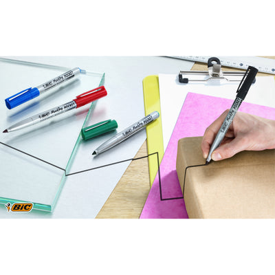 BIC -  Viltstift  1445 ecolutions rond f rood