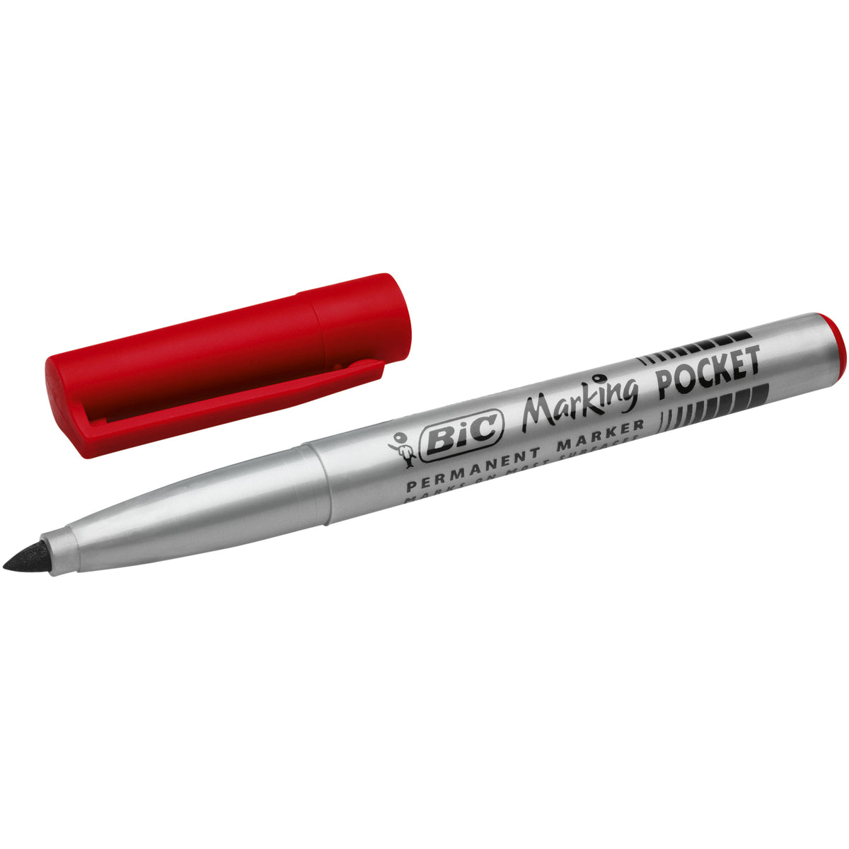 BIC -  Viltstift  1445 ecolutions rond f rood