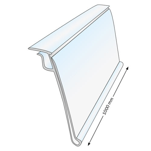 Klika - Etiquette profilée scanner 26mm pour plaque de verre