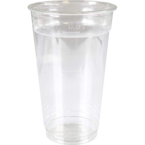 Klika - Verre | Animal de compagnie recyclé | 148 mm | 0,5 L | Transparent 800 pièces