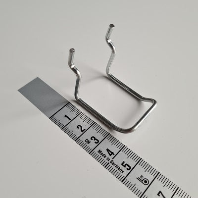 Klika - Gancio per tavola doppio 40 mm 2,5 mm 25/30 mm 11 pezzi