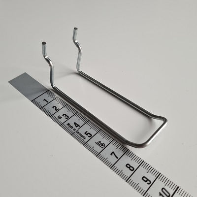 Klika - Board hook double 80 mm 2.5 mm 25/30 mm