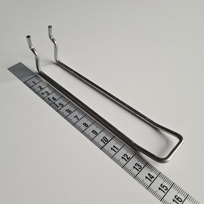 Klika - Board hook double 140 mm 3.4 mm 25/30 mm