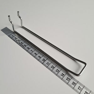 Klika - Gancio per tavola doppio 160 mm 3,4 mm 25/30 mm 7 pezzi