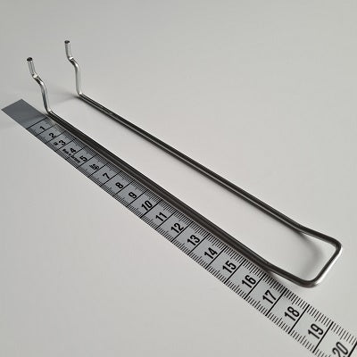 Klika - Board hook double 180 mm 3.0mm 25/30mm