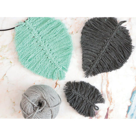 Graine Créative – Makramee-Seil, 2,5 mm x 80 m, anthrazitgrau