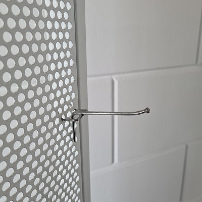 Klika - Bretthaken einzeln 80 mm 3,4 mm breit 25 mm