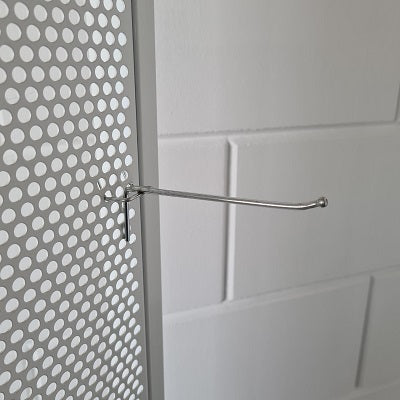 Klika - Bretthaken einzeln 140 mm 3,4 mm breit 25 mm