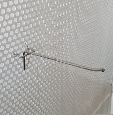 Klika - Bretthaken einzeln 140 mm 3,4 mm breit 30 mm