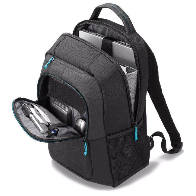 Dicota - laptoprugzak Spin, para portátiles de hasta 15,6 pulgadas, negro