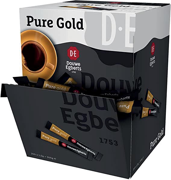 Douwe Egberts -  instant koffie Pure Gold, doos van 200 stuks