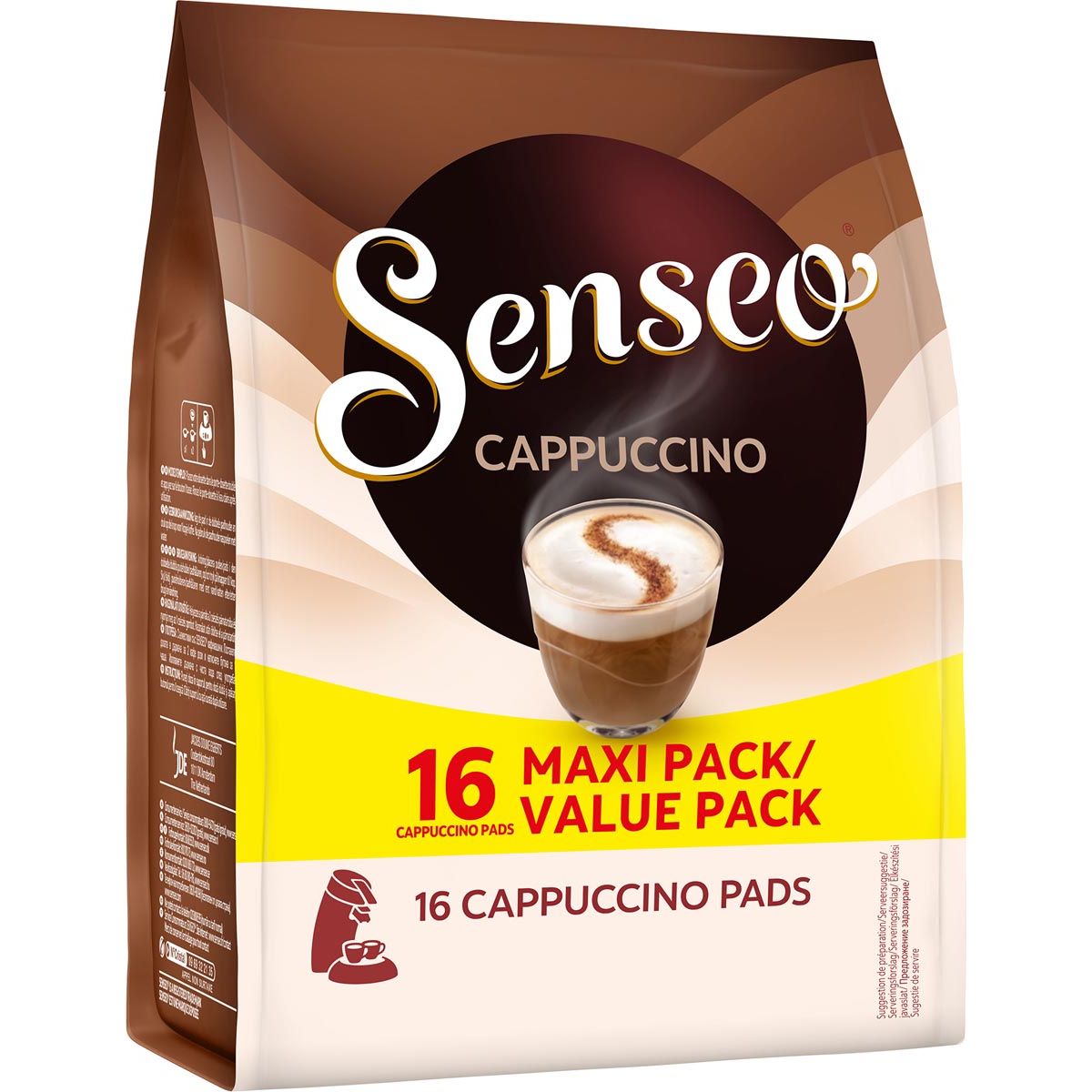 Douwe Egberts - O cappuccino, sachet de 16 dosettes de café