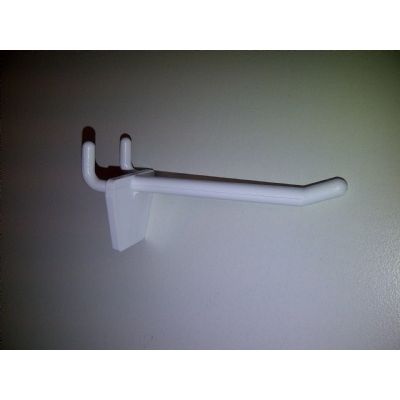 Klika – Bretthaken einzeln 75 mm weiß Mitte zu Mitte 25 mm