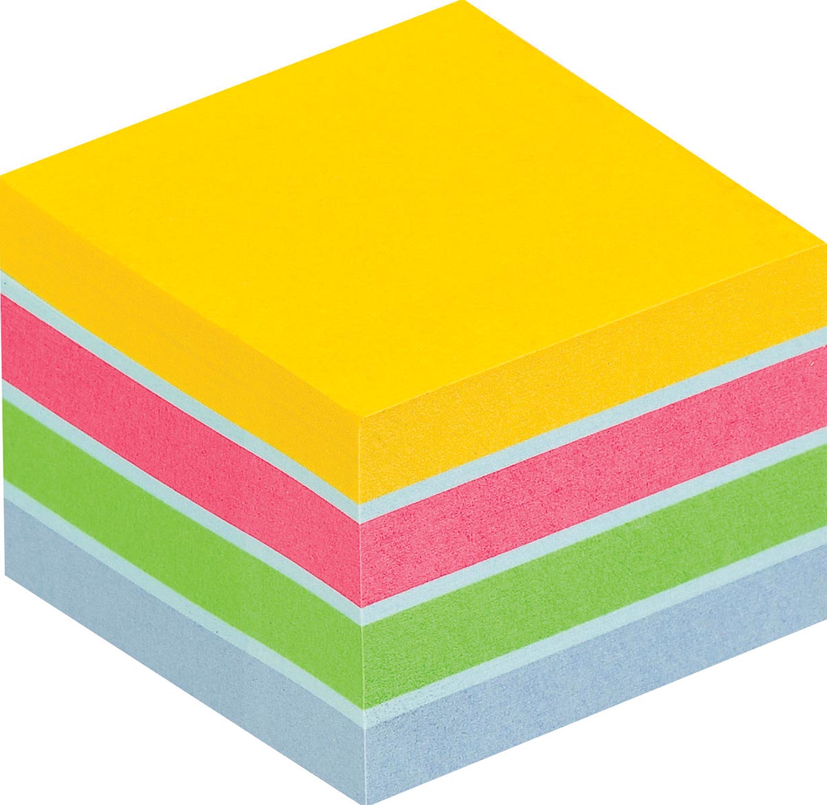Post-it - Bloc mémo 2012 51x51mm cube ultra assorti
