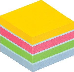 Post-it - Bloc mémo 2012 51x51mm cube ultra assorti