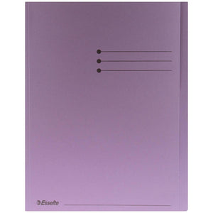 Esselte - Folding folder A4 with foldover manila 180gr purple