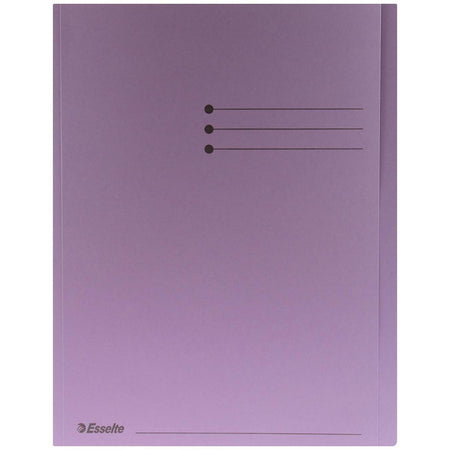 Esselte - Folding folder A4 with foldover manila 180gr purple