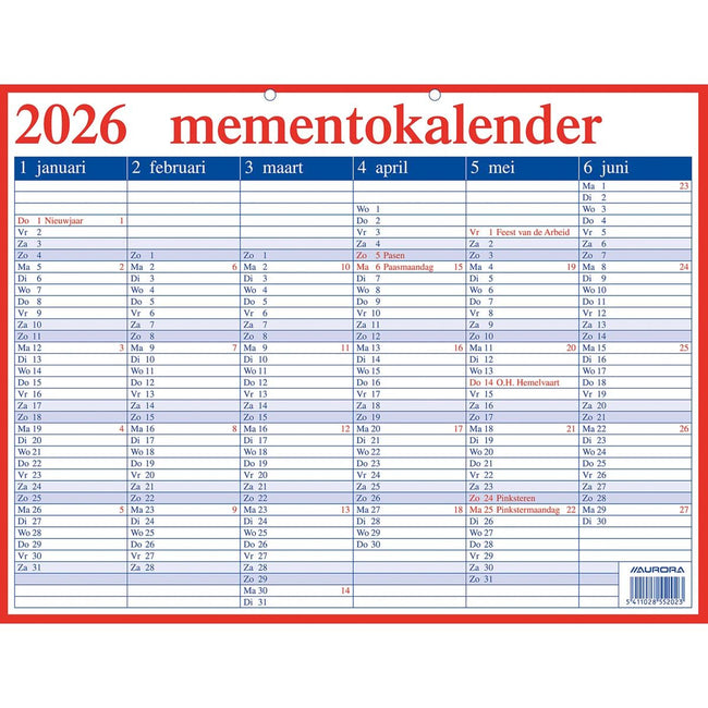 Aurora - Memento 20 olandese, 2026