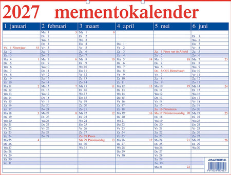Aurora - Memento 20 Néerlandais, 2026