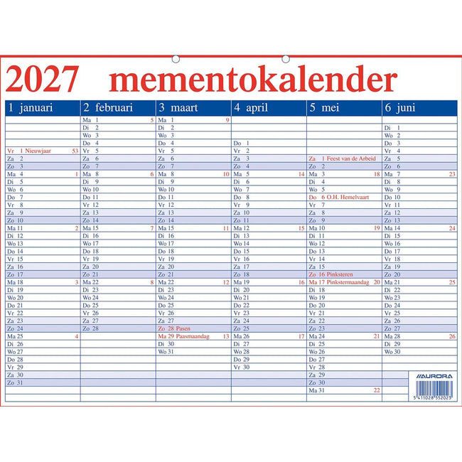 Aurora - Memento 20 holandés, 2026