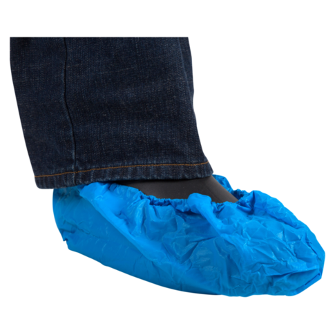 Comfort - Couverture de chaussures | LDPE | 15x41cm | 35my | Bleu | 2000 pièces