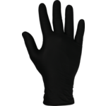 Bodyguards - Handschoen | Nitril | ongepoederd | S | zwart | 100 stuks