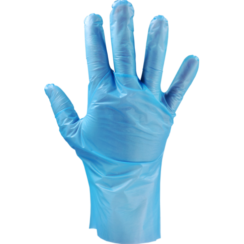 Komfort - Handschuh TPE und Pulver - frei blau 200 Stück! Klein