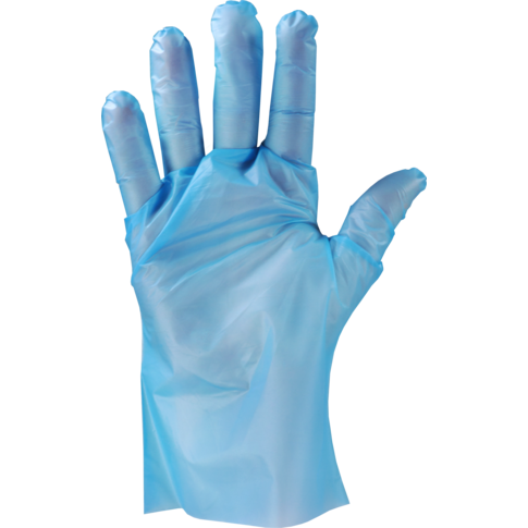 Komfort - Handschuh TPE und Pulver - frei blau 200 Stück! Groß