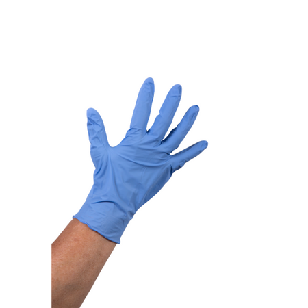 Bodyguards -  Handschoen | Nitril | ongepoederd | M | 5gr | blauw | 1000 stuks