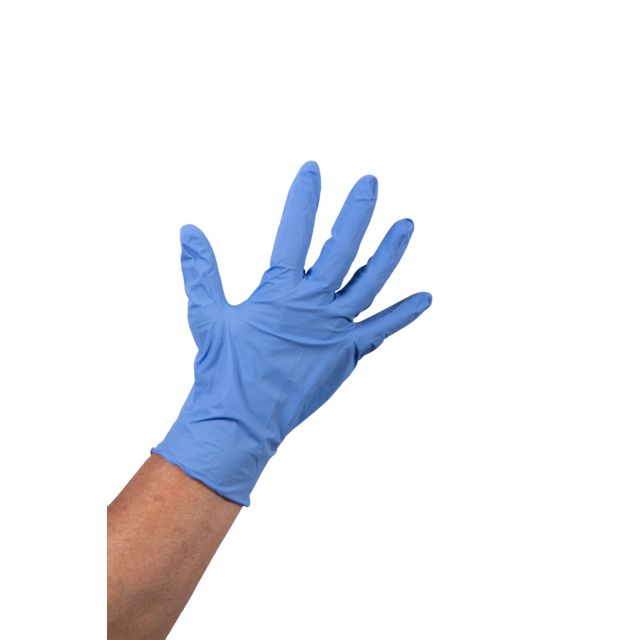 Bodyguards -  Handschoen | Nitril | ongepoederd | M | 5gr | blauw | 1000 stuks