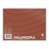 Aurora - System card 200x150mm linea testa rossa 210gr bianco 100 fogli | 5 pezzi