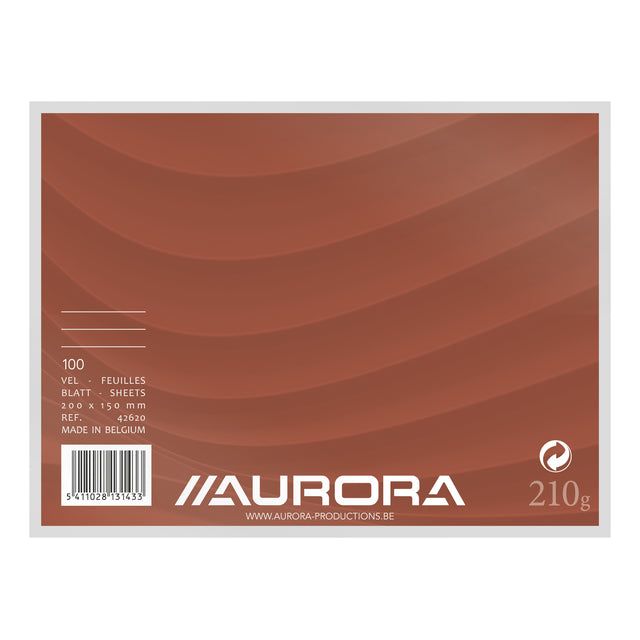 Aurora - Card système Aurora 200x150mm lampe 210GR | Pack de 100 draps