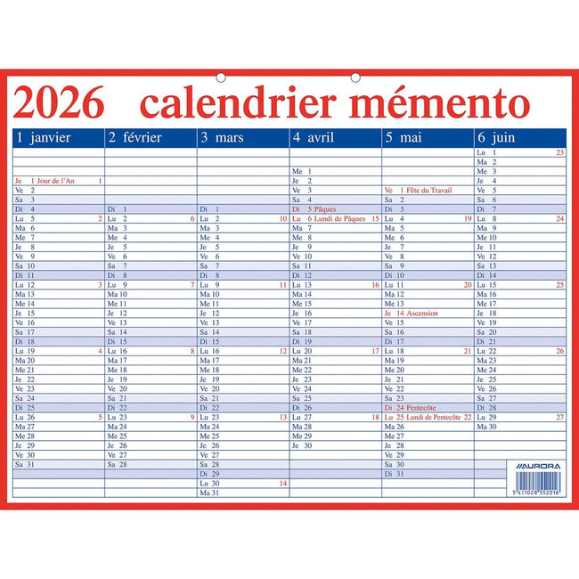 Aurora - Memento 20 Französisch, 2026