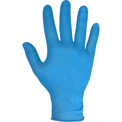 ComFort - Handschoen | Latex | gepoederd | XL | blauw | 100 stuks