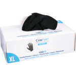 ComFort - Handschoen | Nitril | ongepoederd | XL | zwart | 100 stuks