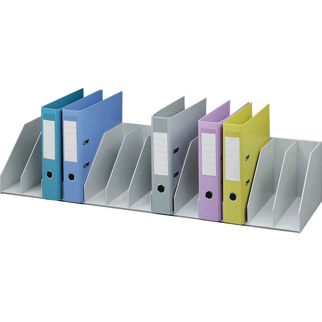Paperflow - sorting compartment with fixed dividers, 13 compartments, width 111.5 cm