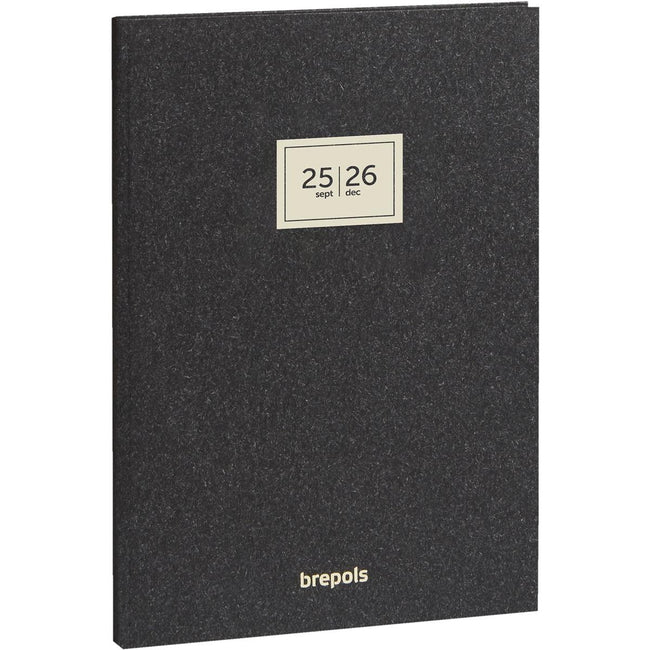 Brepols - school agenda Weekly Notes Essenz, anthracite, 2025-2026