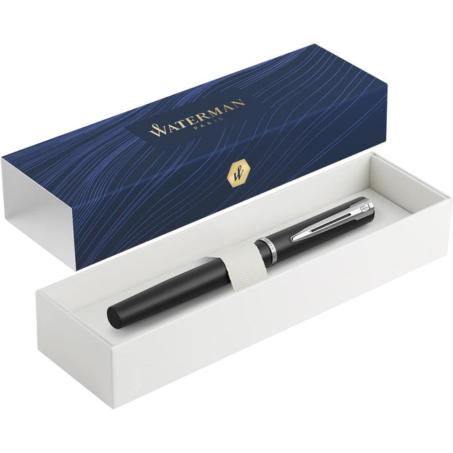 Waterman - Fountain Pen Allure, feiner Punkt, Geschenkbox, schwarz