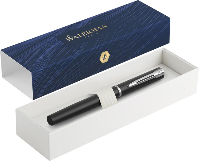 Waterman - vulpen Allure, fijne punt, giftbox, zwart