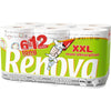 Renova - papier essuie-tout Maxi Absorption XXL, 2 épaisseurs, 80 feuilles par rouleau, paquet de 6 rouleaux
