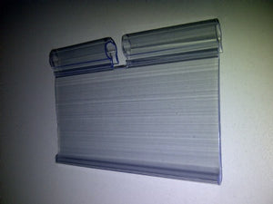 Klika -  Scanhoes 39x80mm transp voor draadmand
