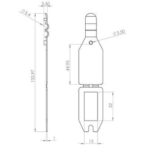 Klika - Scan vane pocket trasparente 25x38mm 800 pezzi