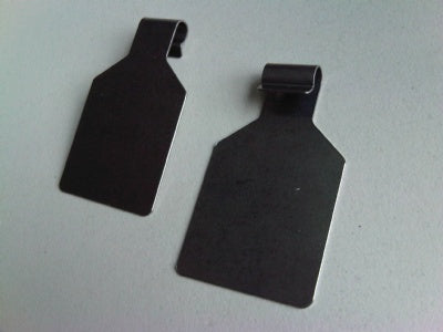 Klika - Scan vane metal 28x28mm for double pe 6 pieces
