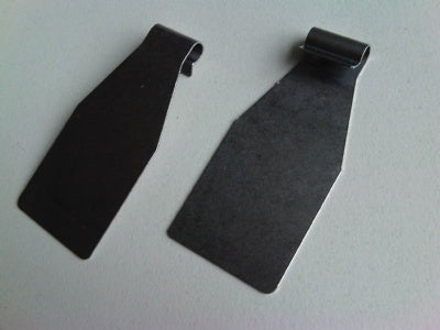 Klika - Paleta de escaneo metálica 28x30mm para doble pasador