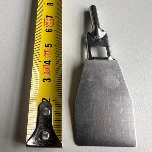 Klika - Paleta de escaneo metálica 28x41mm para bolígrafo único