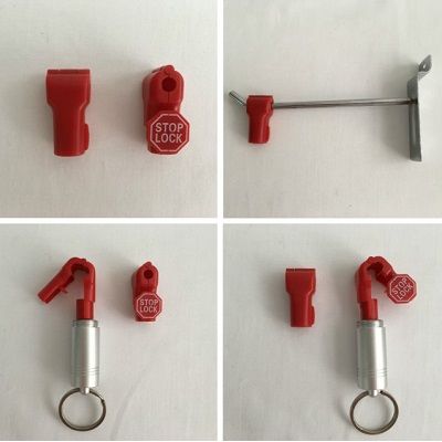 Klika - StopLock 6mm rosso misura 38,5x18mm 130 pezzi