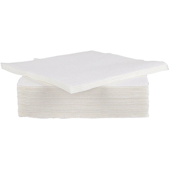 Cosy - Tovagliolo Trendy, 38 x 38 cm, bianco, 40 pezzi