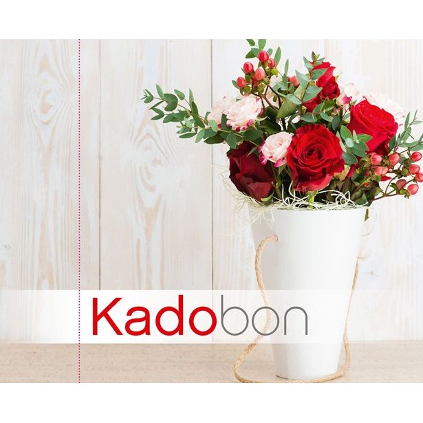 Klika - Chèque cadeau vase imprimé fleurs 25 pièces