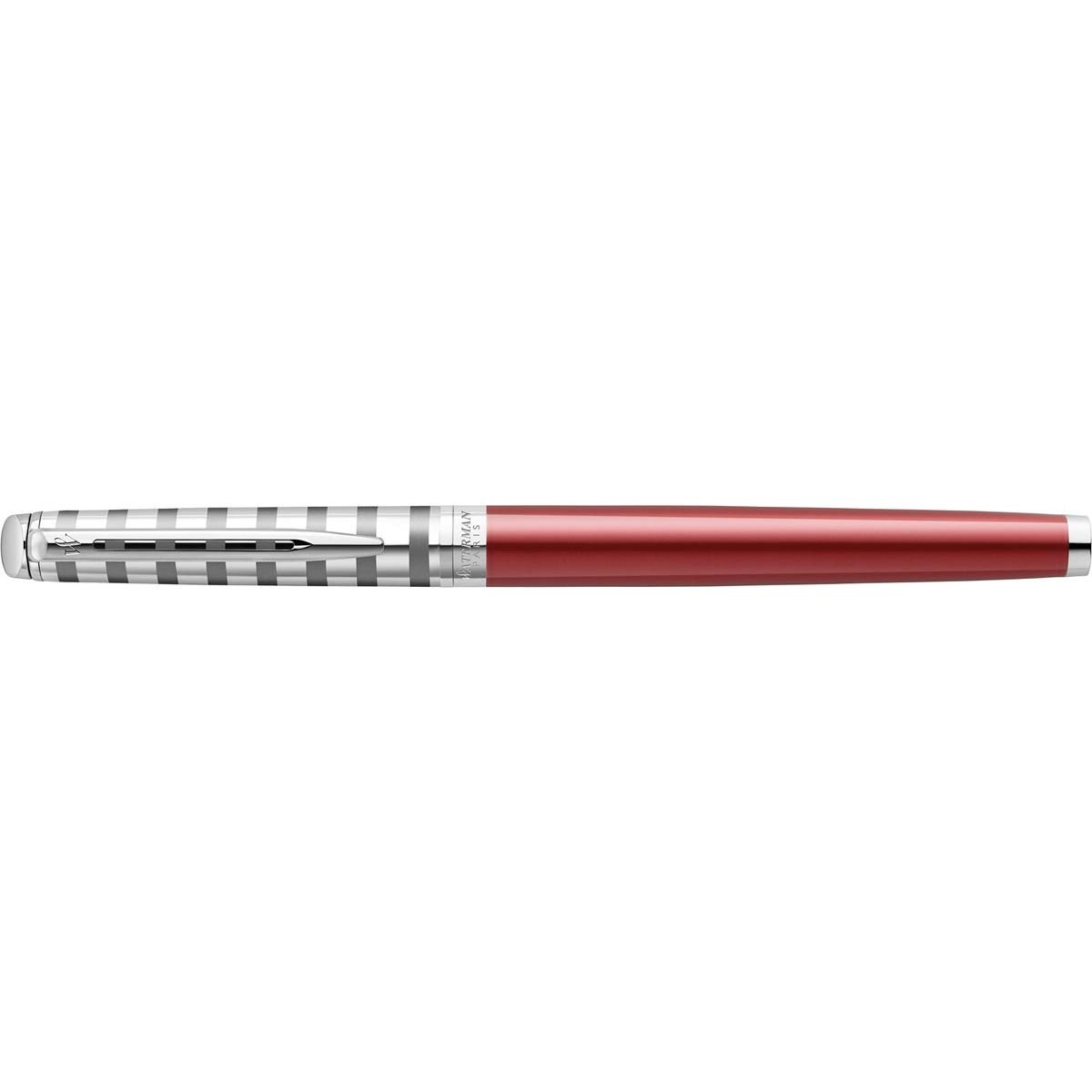 Waterman - Fountain Pen Hémisthère Deluxe Red avec des détails de palladium