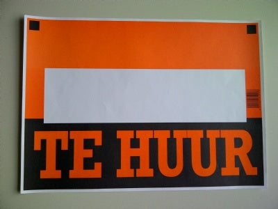 Klika - Poster FOR RENT size 36x25cm 90 pieces